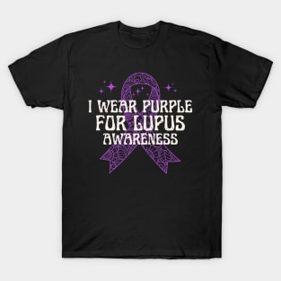 I Wear Purple For Lupus Awareness T-Shirt